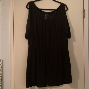 Catalina Black Sheer Swimsuit Coverup
